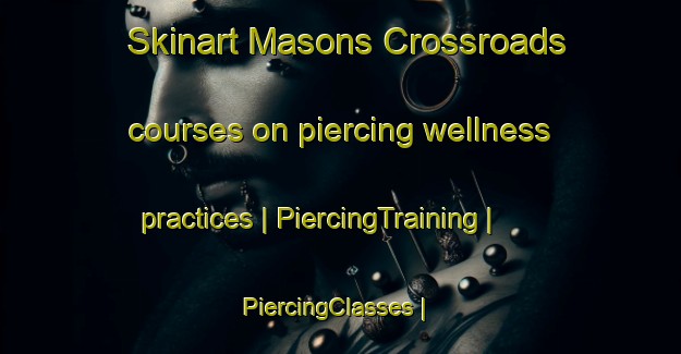 Skinart Masons Crossroads courses on piercing wellness practices | PiercingTraining | PiercingClasses | SkinartTraining-United States